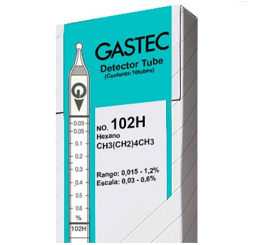 Tubos Gastec Hexano 102H
